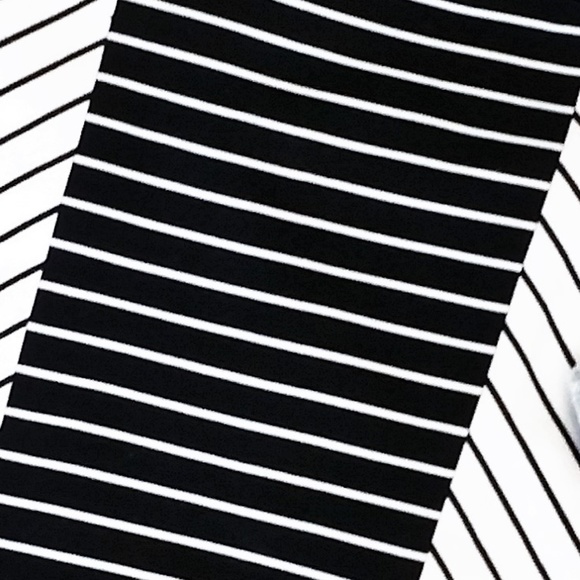 TORN BY RONNY KOBO STRIPED MINI SKIRT Stretch - Picture 8 of 8